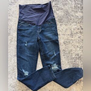 Pinkblush Dark Blue Skinny Leg Maternity Jeans